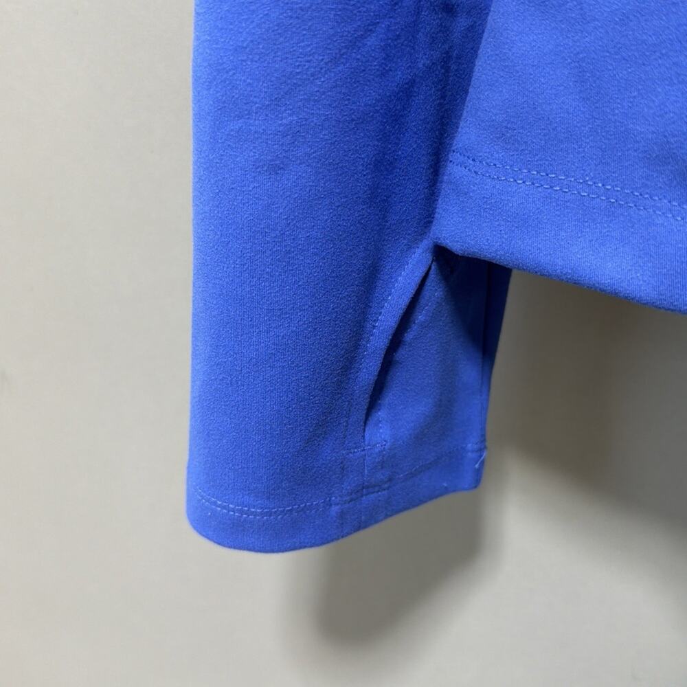 Spyder Active Jacket Women XL Blue Zip Up Activewear Outdoor Pockets Thumb Holes - Picture 3 of 8